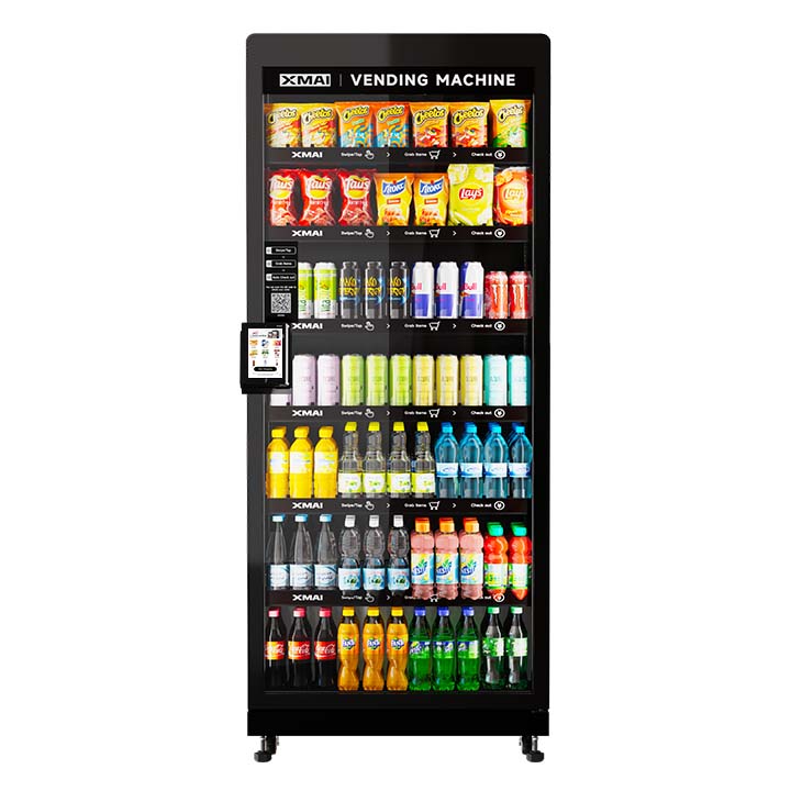XMAI Max 680 AI vending machine front view