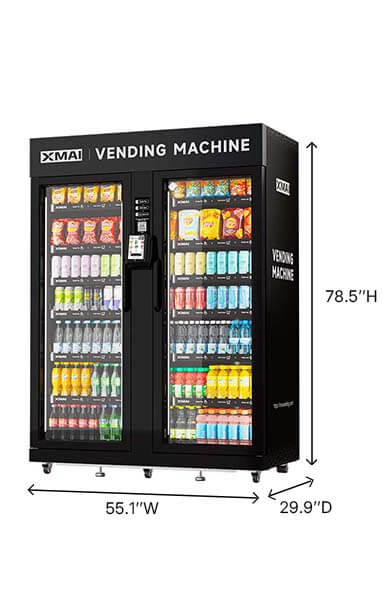 XMAI Ultra Max 1500 vending machine technical specifications