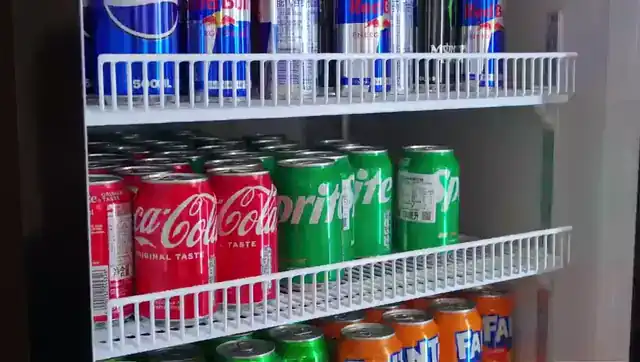 Take products from the smart vending machine